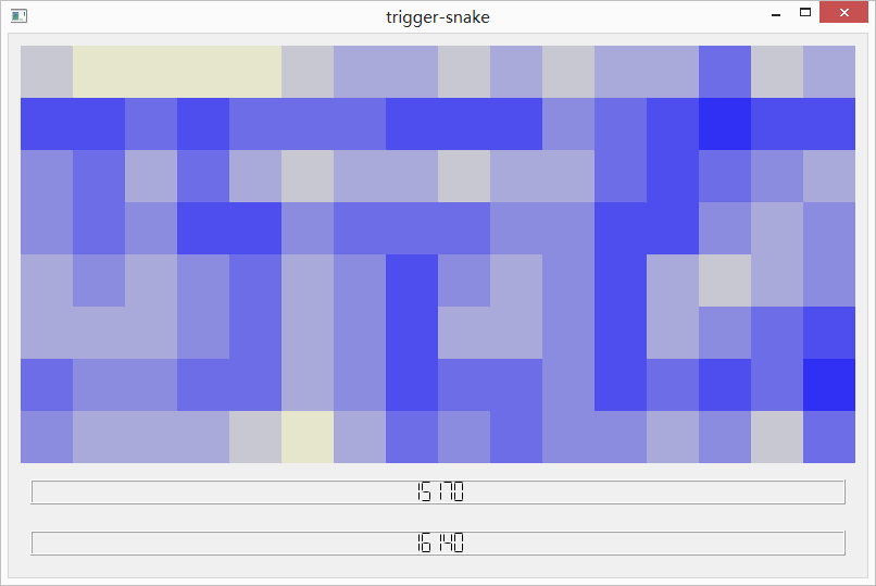 snake's density (good player)